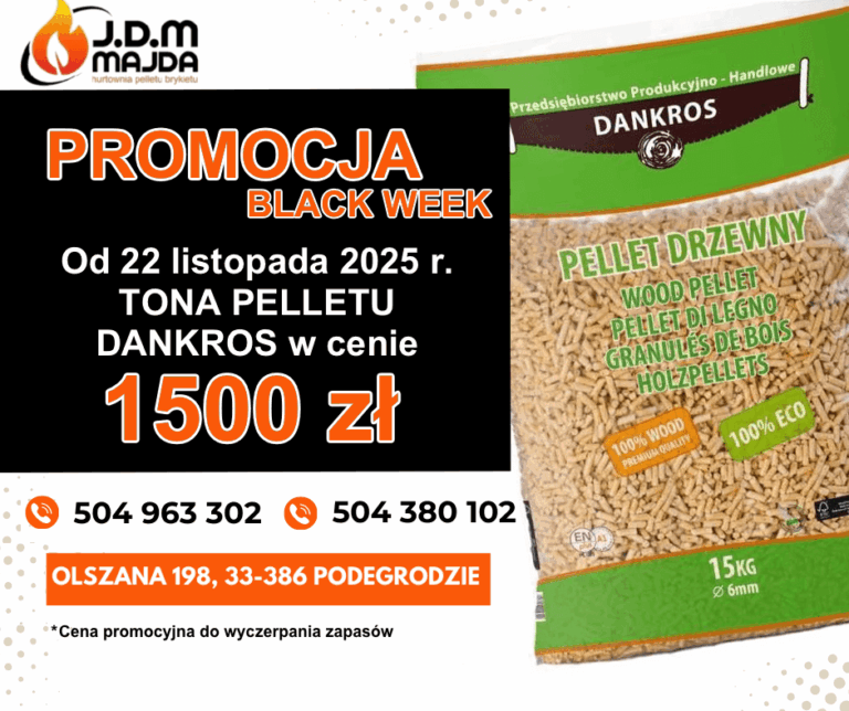 Pellet DANKROS w promocyjnej cenie - JDM Majda, pellet małopolska